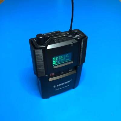 Improved Belt Clip For use with Phenyx Pro In-Ear-Monitor PTM-10 receiver pack