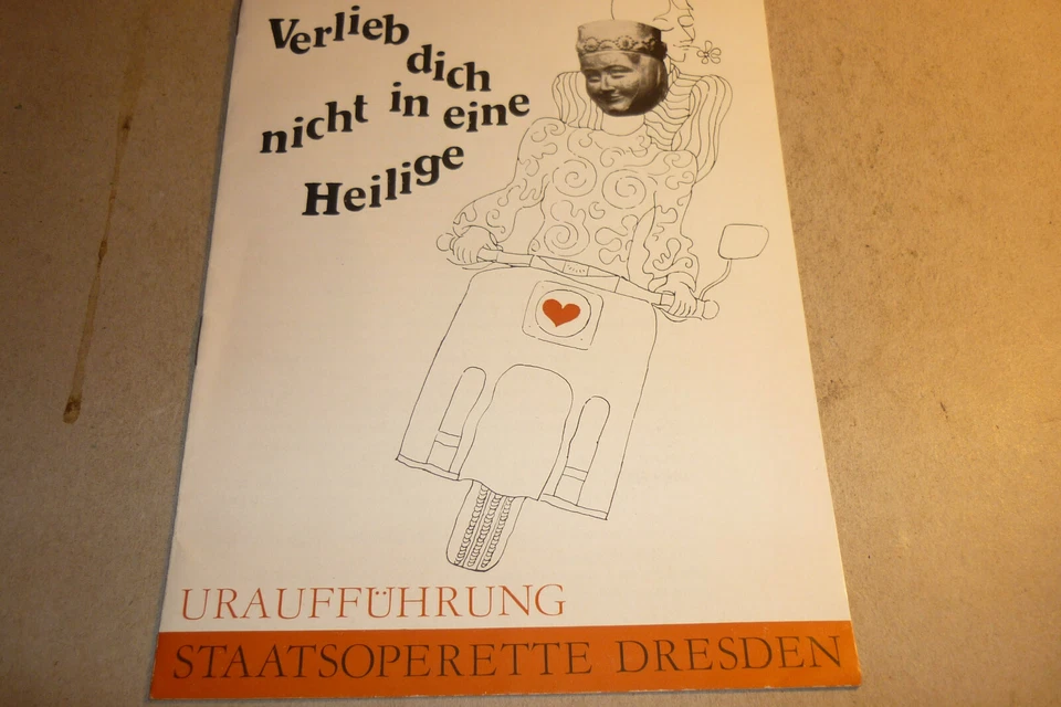 Staatsoperrette Dresden altes Programm Verlieb dich nicht in eine Heilige ! - Bild 2 von 3