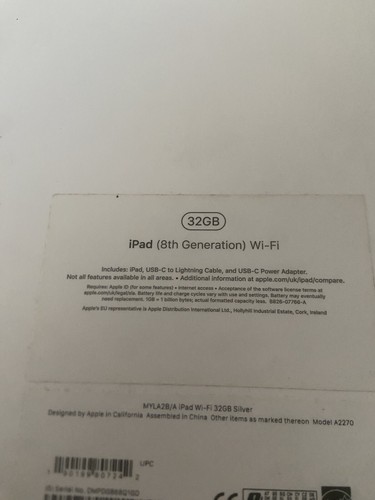 Apple iPad 8th Generation - 32GB - WIFI - Space Grey - Bild 11 von 11