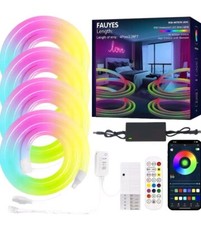 Fauyes Rgb Meteor Ledic Ip67 Waterproof Neon Rope Light Control App 21ft. 281 Fauyes Rgb Meteor Ledic Ip67 Waterproof Neon Rope Light Control App 21ft. 281
