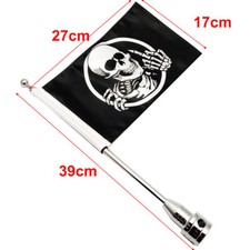 Motorrad Adler Fahne Flagge Fahnenstange Fahnenmast Eagle Flag Pole Für Harley