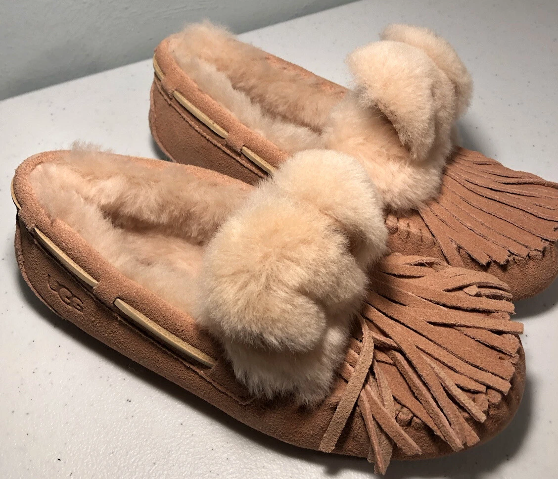 UGG Women s Darlala Slipper Bunny Ears Suntan Pink Women s Size 5