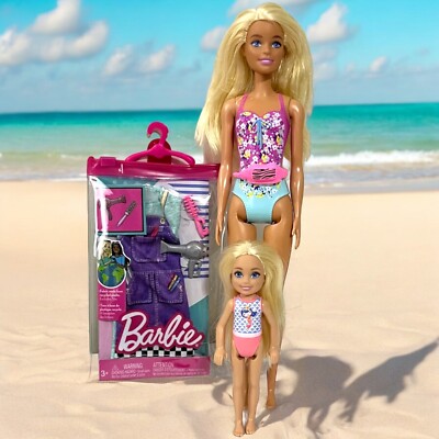 Chelsea Beach Doll With Barbie Club Chelsea Swimming Doll Barbie