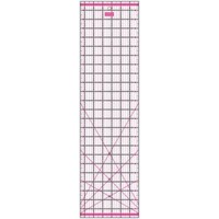 "Semplix Patchwork-Quiltlineal (24\" X 6,5\" / 2,5 Mm Dick / Pink)Beste QualitäT 1A"