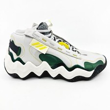 Adidas Exhibit B Mid Candace Gray Green Womens Basketball Sneakers GZ2378