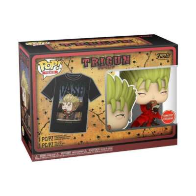 Funko POP! Tees: Trigun - Vash the Stampede [with Donut