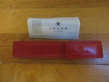 Cross Burgundy Red Leather Pen Pouch / Pen Ca...