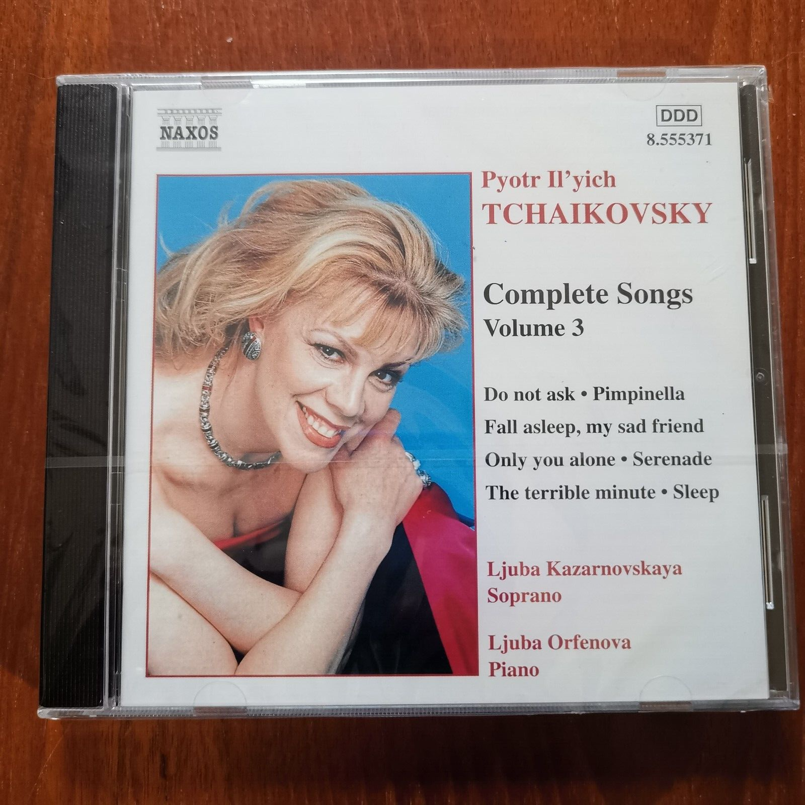Tchaikovsky: Complete Songs, Vol. 3 by Ljuba Kazarnovskaya NEW & SEALED