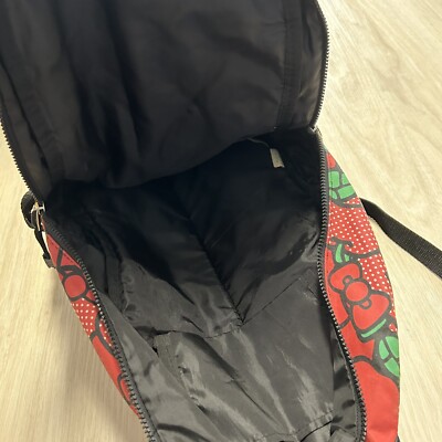 Hello Kitty X Ecomo Red Apple Large Zipper Backpack RARE | eBay display picture 3