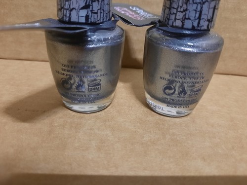(Lot Of 2) O. P. I. Nail Lacquer Silver Shatter E62 0.5 Fluid Oz. Crackle New - Picture 4 of 6