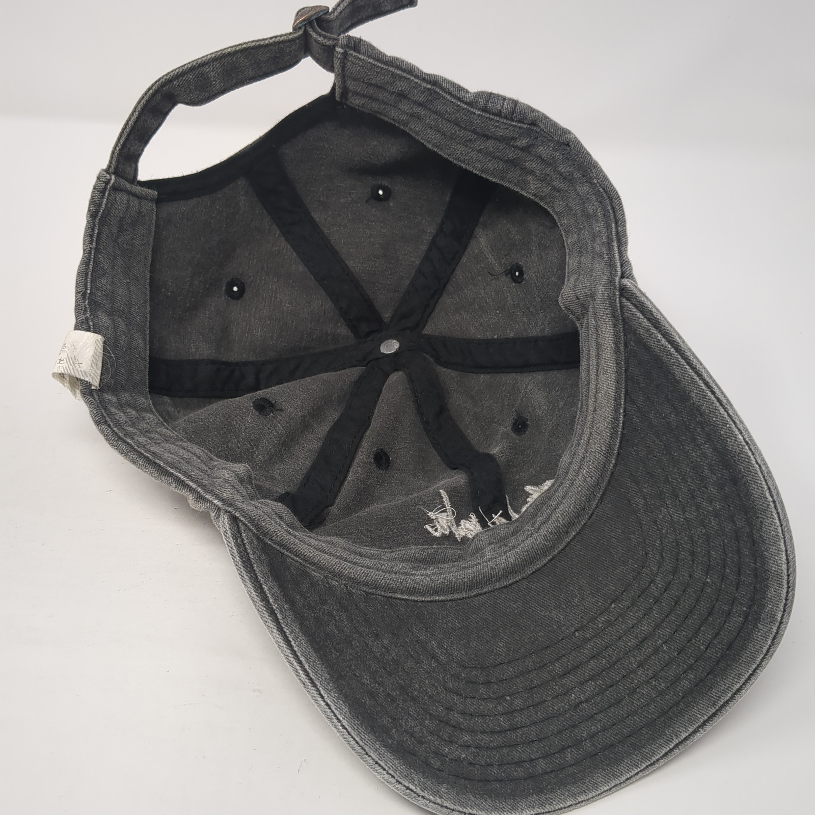 Alpha Phi Slideback Baseball Cap Gray One Size Ad… - image 6
