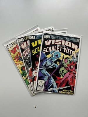 US Comic Vision and the Scarlet Witch 1-4 1982 Marvel 