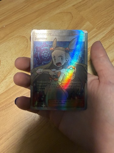 Jasmine Pokemon TCG Card Trainer Team Up 177/181 FULL ART RARE Corner Damaged