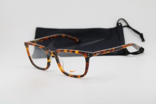 NEW NIKE 37KD 210 BROWN HAVANA AUTHENTIC EYEGLASSES 52-20
