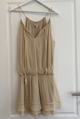 Elizabeth & James Seidenkleid XS creme neuwertig