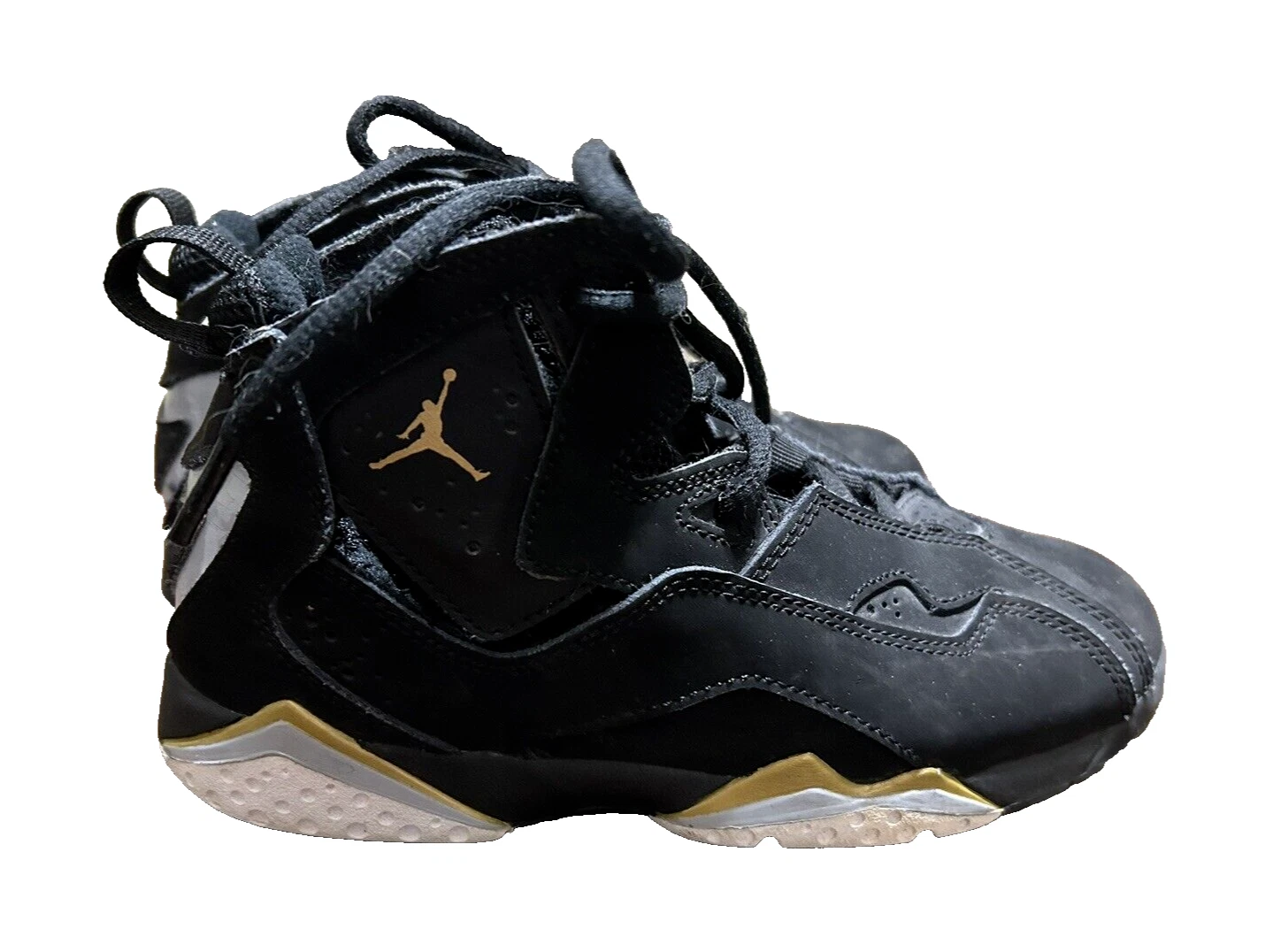 Sneakers Jordan True Flight nere oro metallizzato 343796 070 taglia 2 anni