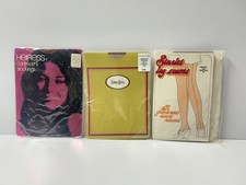Vintage Nylon Stockings and Sheer Pantyhose w/ Leg Seams Lot of 3 Neiman Marcus