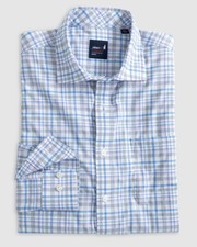 johnnie-O Big Tall Performance Button Up Shirt - Alzer Tahitian Size LT