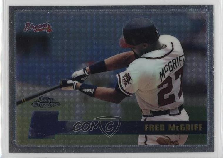 1996 Topps Chrome Fred McGriff #156 HOF 0ha3