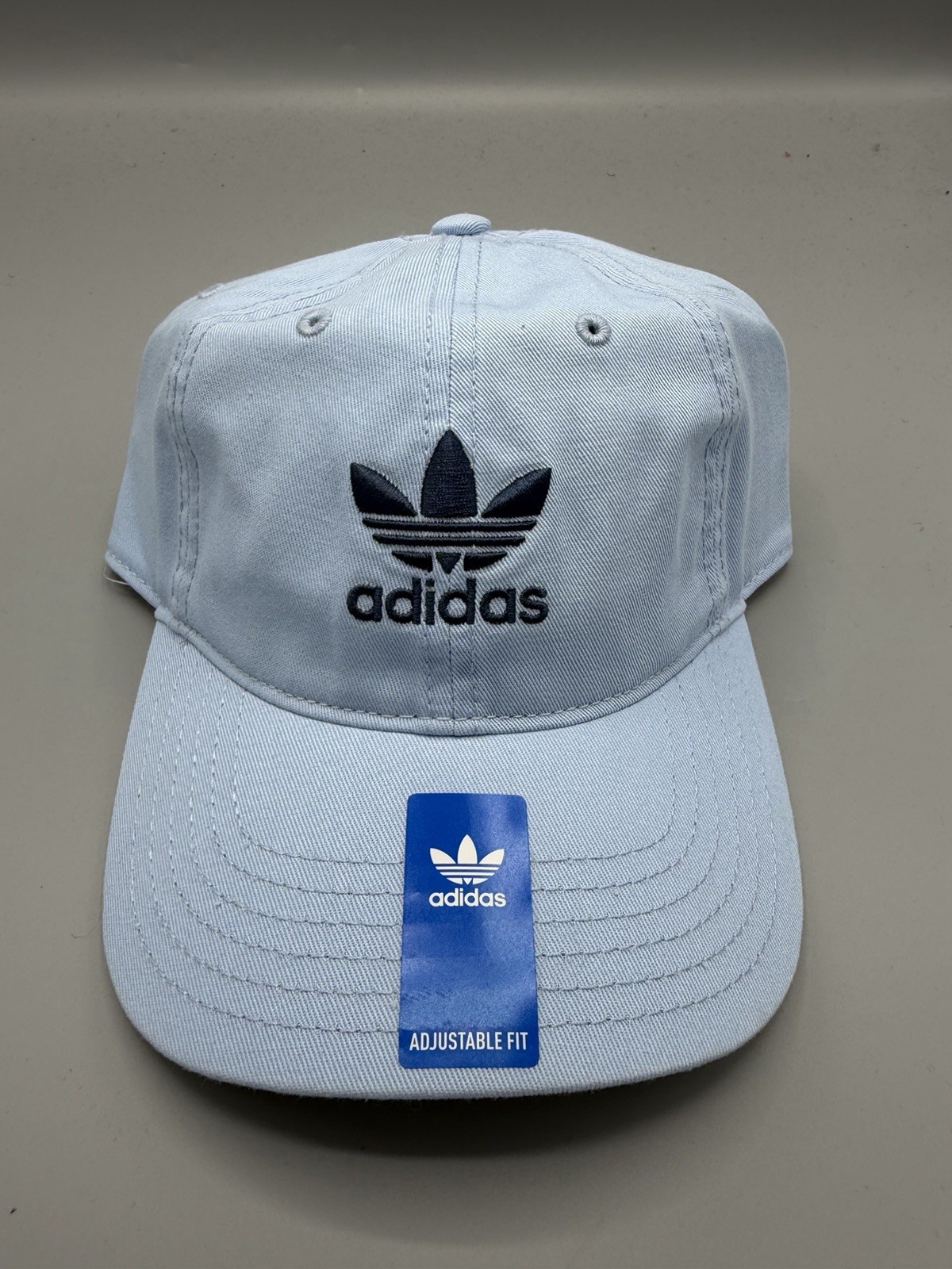 ADIDAS ORIGINALS RELAXED MENS STRAPBACK HAT LIGHT BLUE 21865
