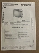 Vintage Sams Photofact Schematic 3-1967 ARISTORAT MODELS AA-116 (early Prod,)