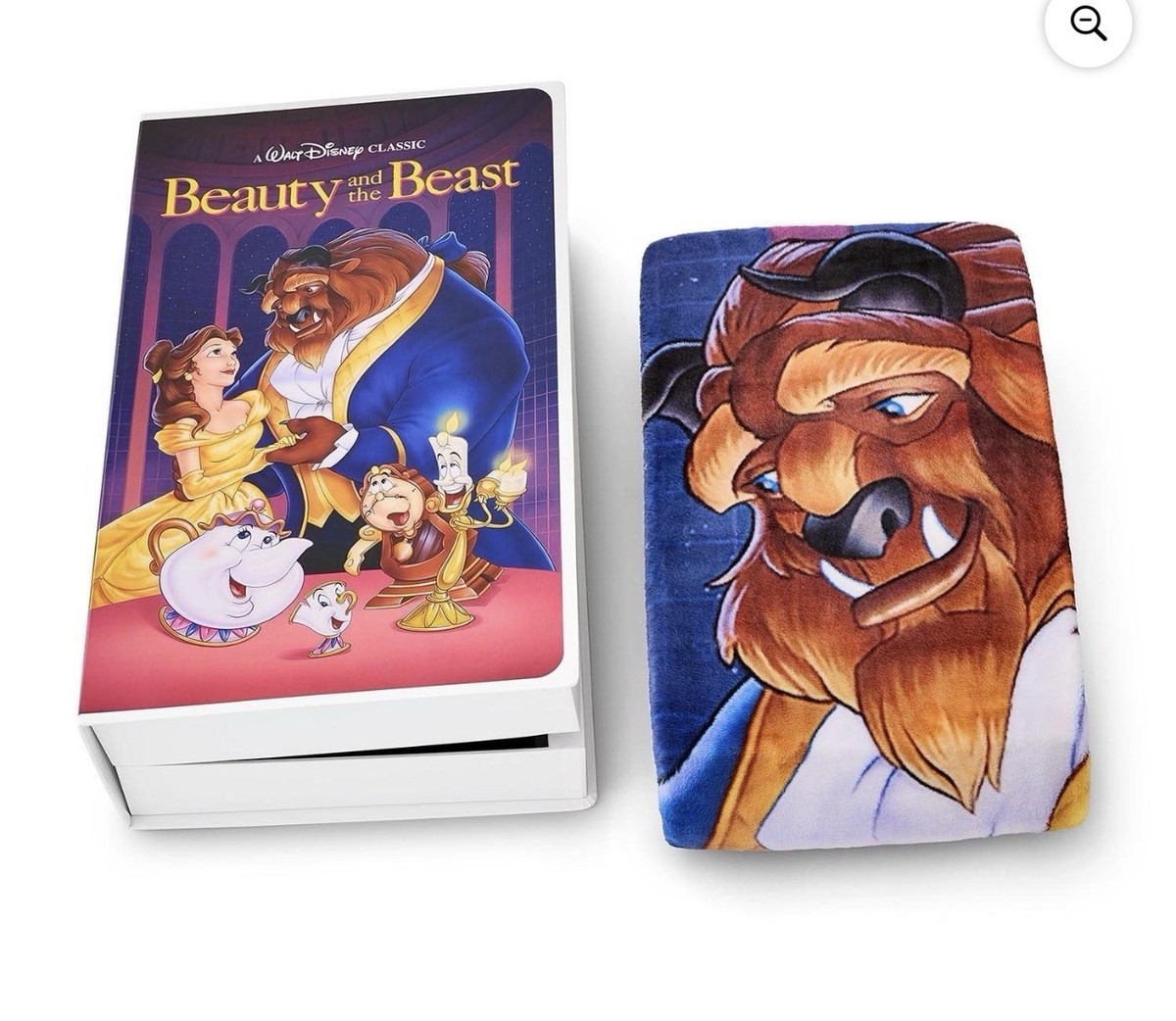 Disney Beauty And The Beast VHS Boxed Silk Touch Throw, 50