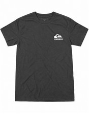 Quiksilver Pocket Logo Graphic T shirt Mineral Washed Charcoal