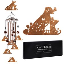 Cat Dog Wind Chimes for Outside - Dog Cat Lover Gifts for , Pet Memorial Wind...