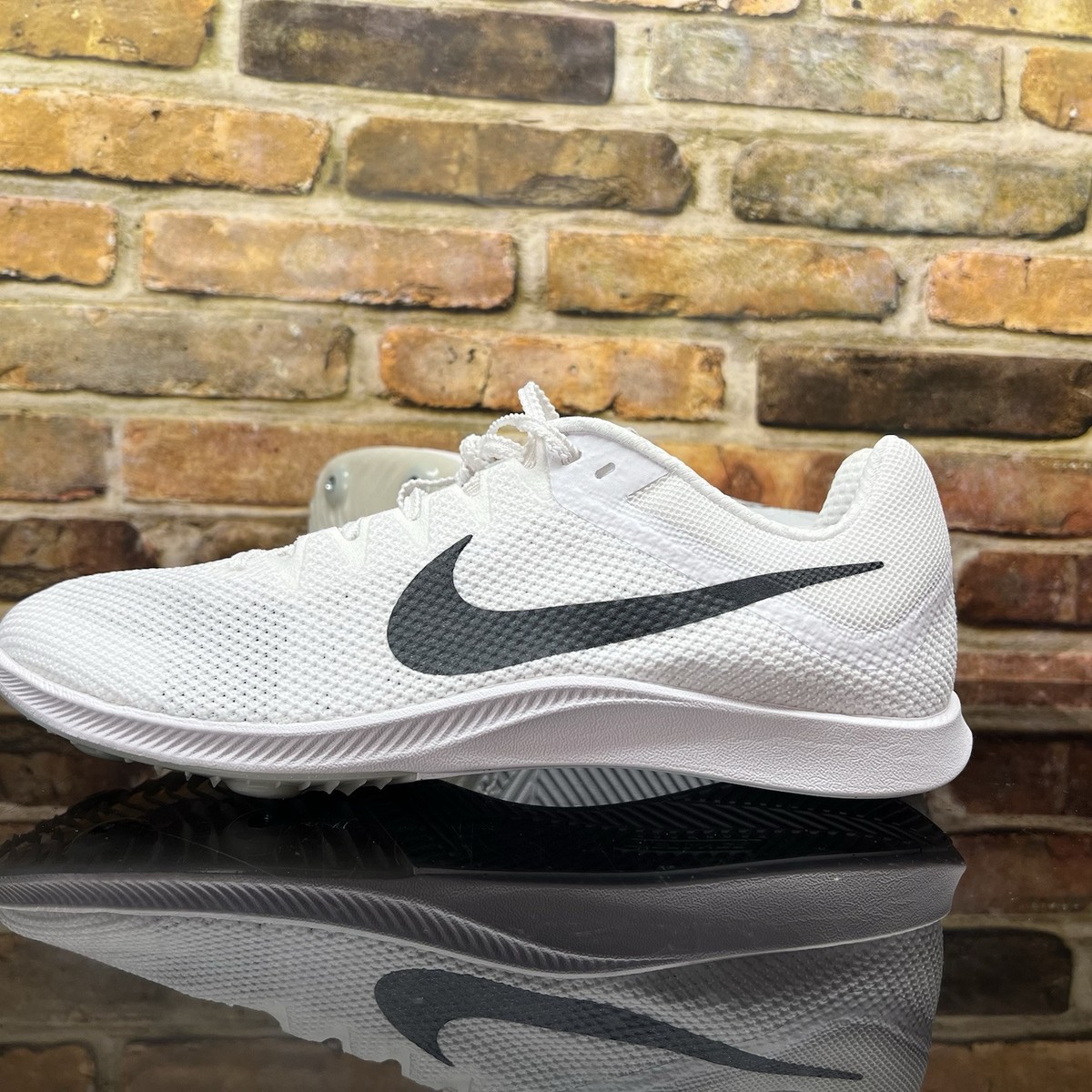 Nike Zoom Rival Distance Mens Size 10 Track Spikes Shoes White