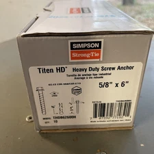 Titen HD® 5/8 in. x 6 in. Heavy-Duty Screw Anchor (10-Qty) THDB62600H