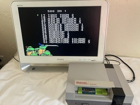 Super Games 500 in 1 MultiCart Green NES Nintendo Game Tested Working Free Ship!