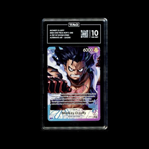 Monkey.D.Luffy (Alternate Art) graded TAG 10 for sale on eBay