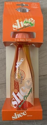 Munchkin Slice Mandarin Orange 6oz Baby Bottle Vintage 1993 NOS