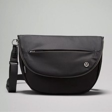 NEW Lululemon All Night Festival Crossbody Belt Bag 5L - Black/Silver