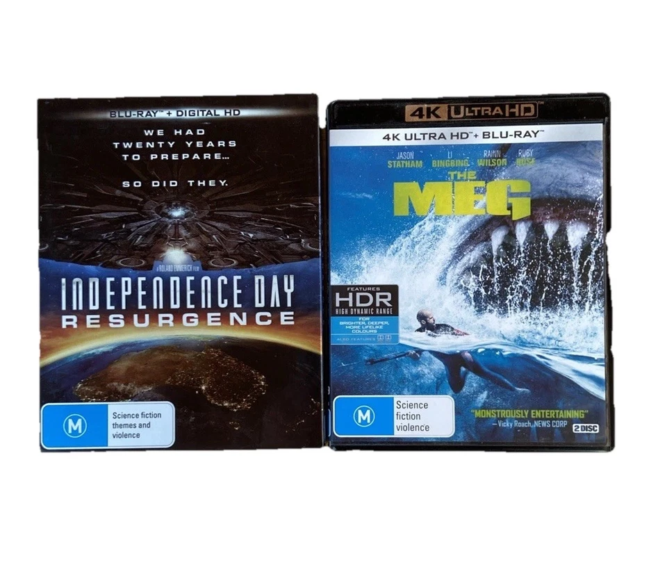 Blu-ray Bulk Lot x 22 Inc Action Adventure Fantasy 3D Bundle Region B - image 4 of 4