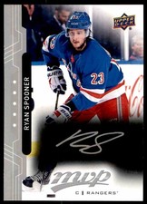 2018-19 Upper Deck MVP Silver Script Ryan Spooner New York Rangers #133