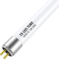 LED Tube T5 12" F8T5 288mm G5 Bulb 5W 685Lm 3000K Retrofit Replacement for