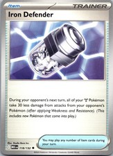 Iron Defender Uncommon ME01: Mega Evolution 118/132 NM