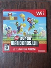 New ListingSuper Mario Bros. Wii (Nintendo Wii, 2009) Cardboard Sleeve and Game Disc