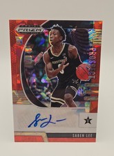 2020-21 Panini Prizm Draft Picks - Prospect Autographs Saben Lee #PA-SA Red Ice