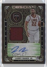 2020 Obsidian Matrix Material Electric Etch Green 18/25 Larry Nance Jr Auto 3d3