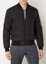 NEU❗️ BOSS Herren Corbett Wasserabweisende Steppjacke-schwarz-Gr.52-UVP: 329€