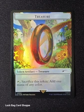 Treasure Token 2094 Secret Lair Drop Sonic: Chasing Adventure  Rainbow Foil MTG 