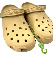 Crocs Unisex Classic Clogs Wheat/ Khaki/ Beige/ Brown Size Mens 11 Womens 13 NWT