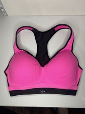Victoria's Secret  VSX Sport Underwire Bra  34DD  Hot Pink  Black