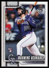 2026 Topps Series 1 Celebration Warming Bernabel RC #55 Colorado Rockies
