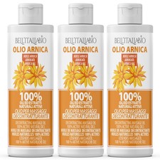 Olio Arnica Massaggi Sport e Relax 3x250ml BELL'ITALIABIO BELLITALIABIO