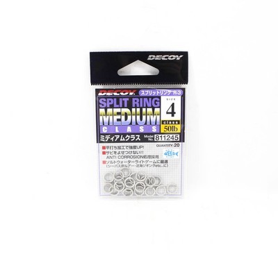 Decoy R-3 Split Rings Medium Class Size 4 (1245)