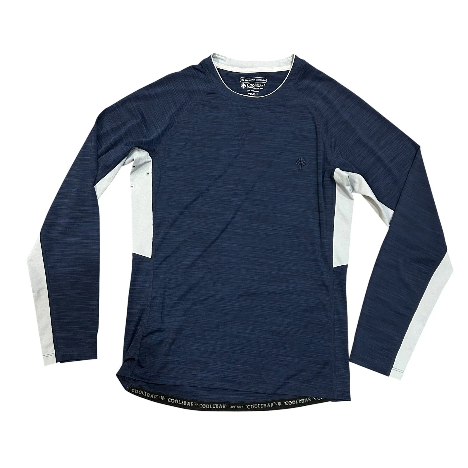 Coolibar Mens Ultimate LS Rash Guard Navy Blue UPF 50 Sun Protection Shirt Small
Opens in a new wind