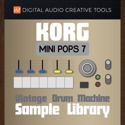 Korg Mini Pops 7 Drum Machine Sample Library (16 Samples) - Instant Access